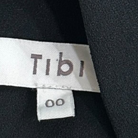 Tibi Open-Back Asymmetric Guipure Lace-Paneled Embellished Crepe Midi Dress - Picture 10 of 10